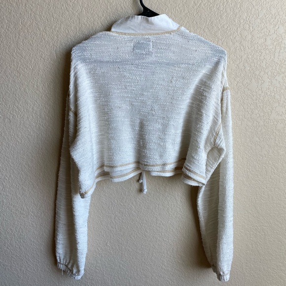 Urban outfitters sweater crop top w laceup front - Picture 5 of 8